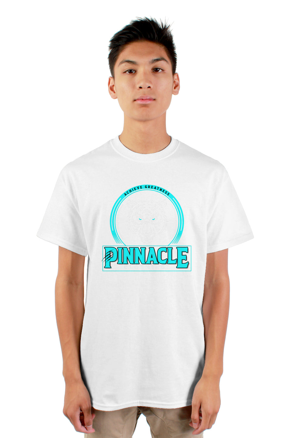 Pinnacle T-Shirt Teal Logo