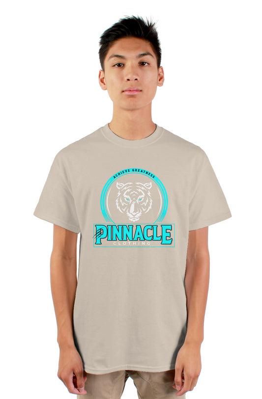 Pinnacle T-Shirt Teal Logo