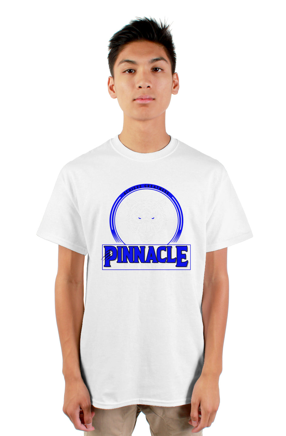 Pinnacle T-Shirt Blue Logo