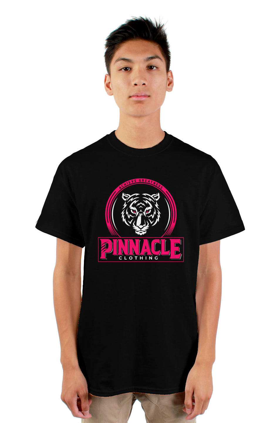 Pinnacle T-Shirt Pink Logo