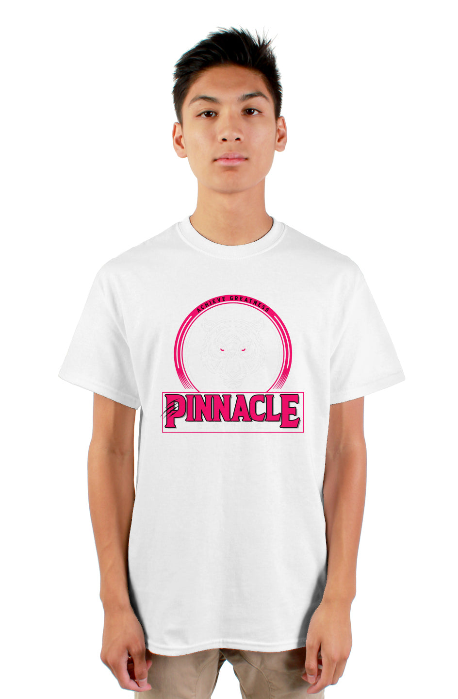 Pinnacle T-Shirt Pink Logo