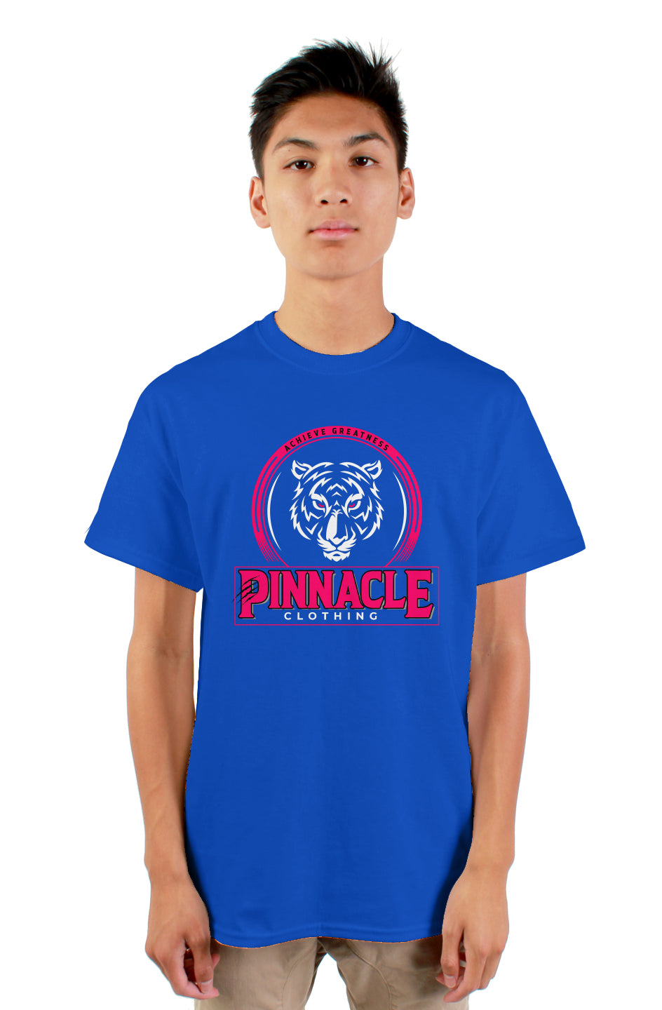 Pinnacle T-Shirt Pink Logo