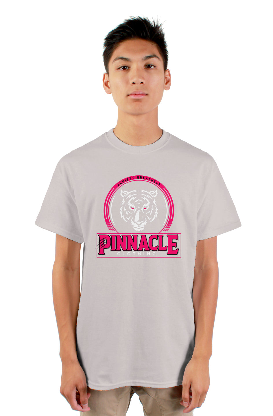 Pinnacle T-Shirt Pink Logo