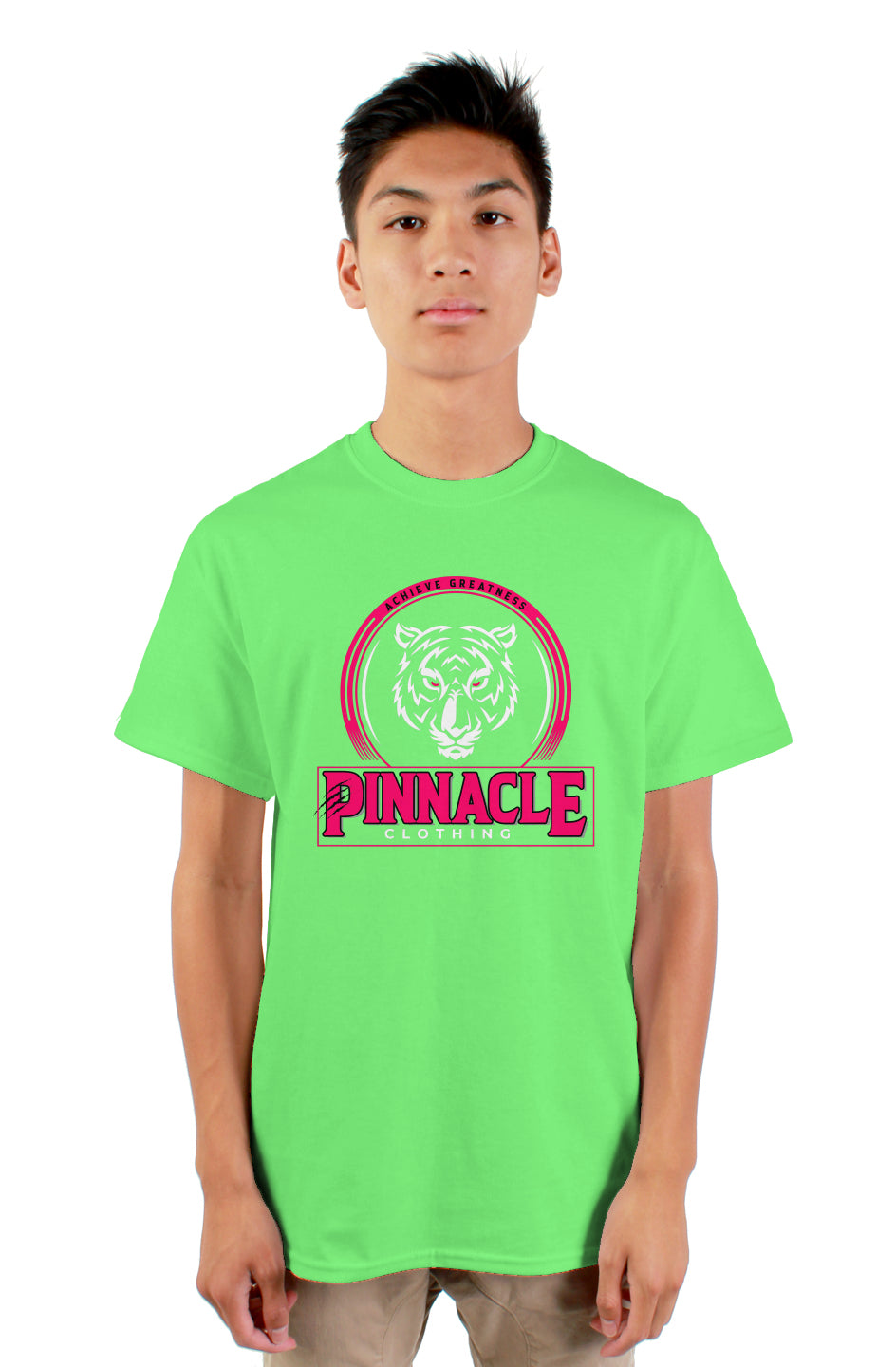 Pinnacle T-Shirt Pink Logo