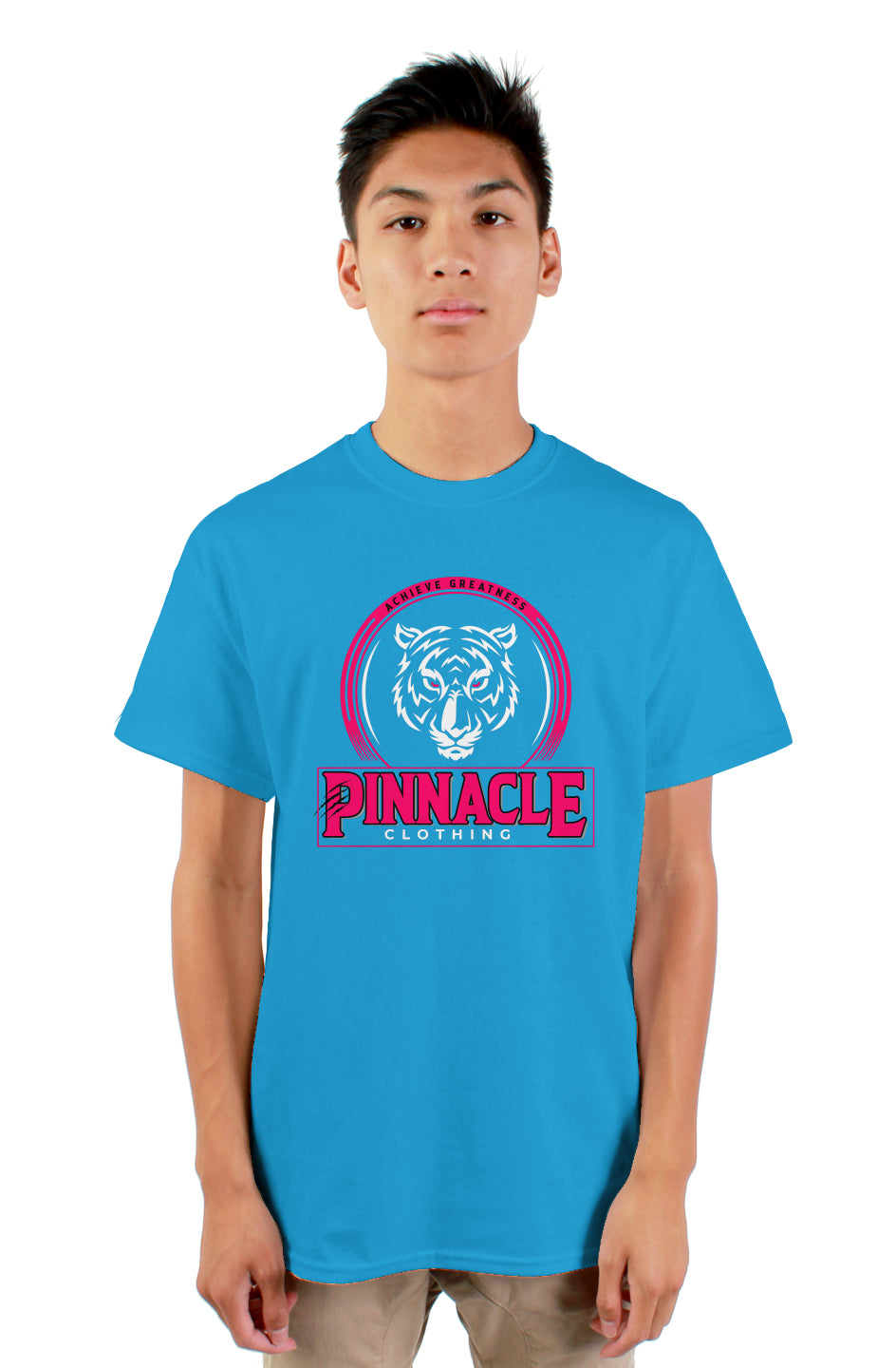 Pinnacle T-Shirt Pink Logo