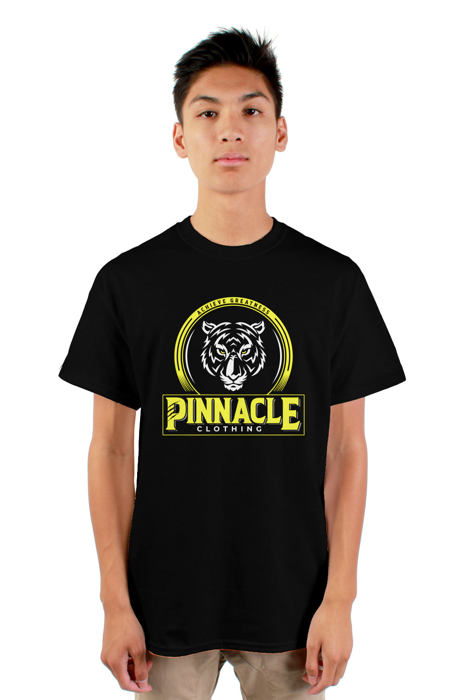 Pinnacle T-Shirt Yellow Logo