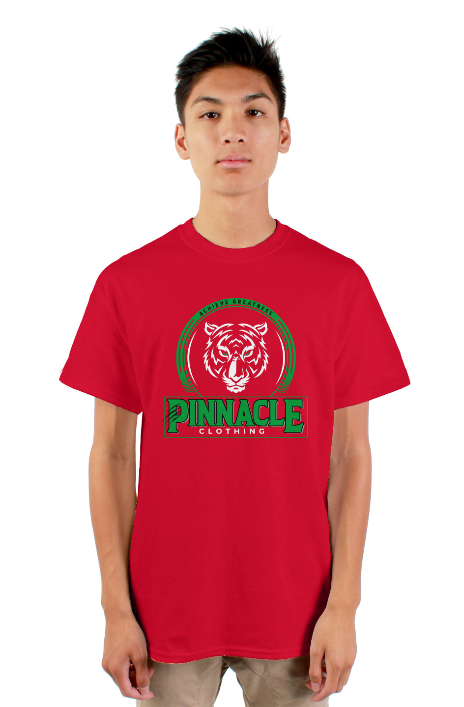 Pinnacle T-Shirt Green Logo