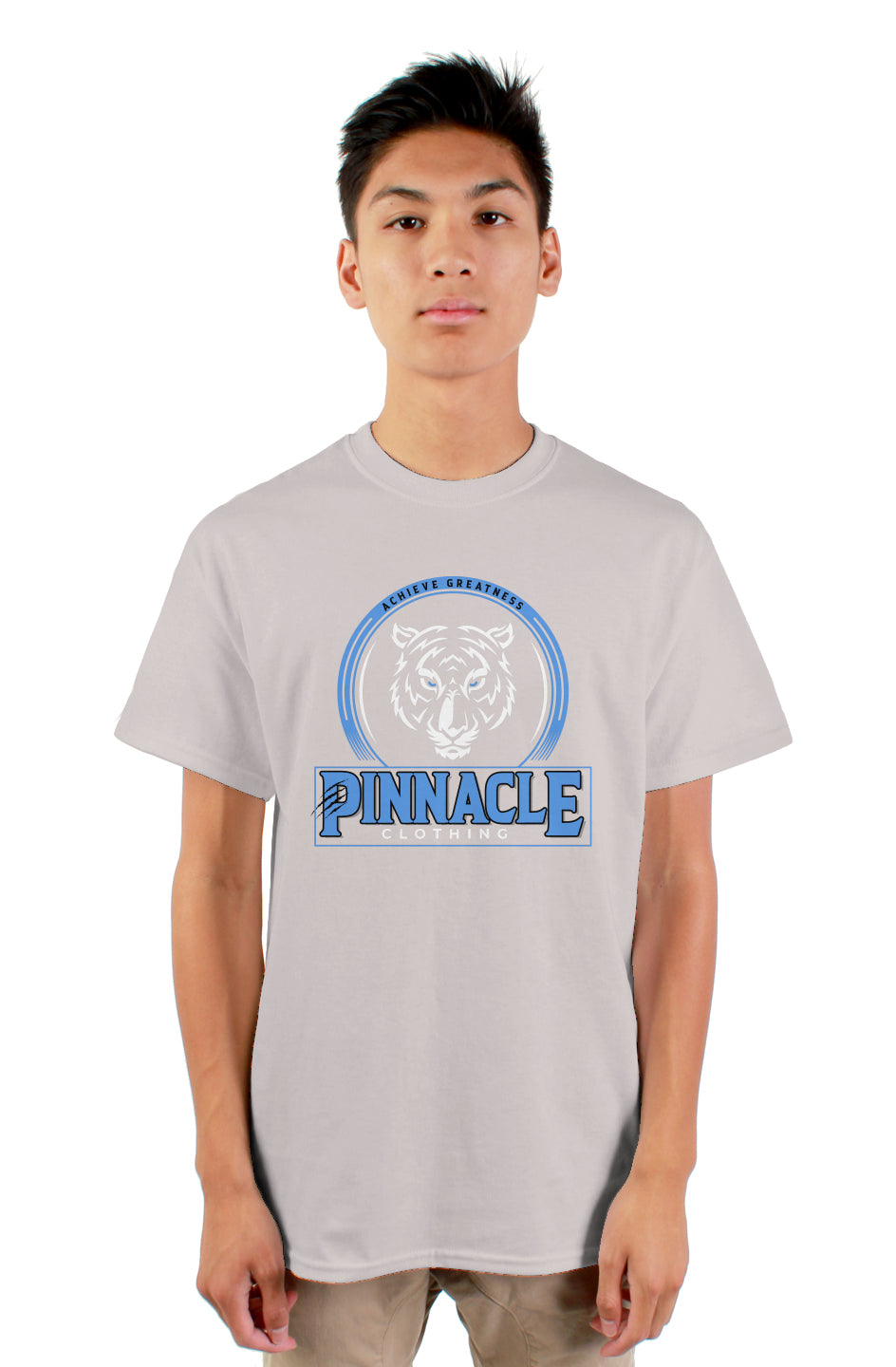 Pinnacle T-Shirt Light Blue Logo